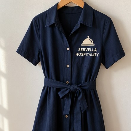 Custom Logo Uniform Dresses